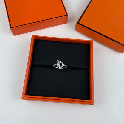 [Perla Lux]ECHAPPEE RING SILVER DIAMOND