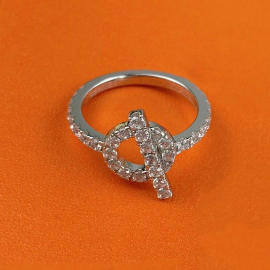 [Perla Lux]ECHAPPEE RING SILVER DIAMOND