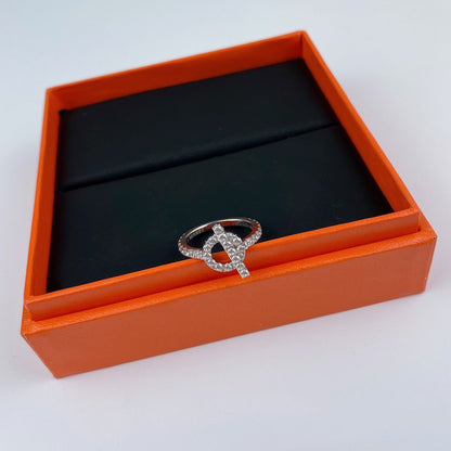 [Perla Lux]ECHAPPEE RING SILVER DIAMOND