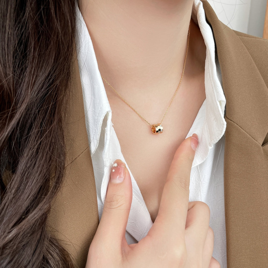 [Perla Lux]BEE MINI PEDANT DIAMOND NECKLACE