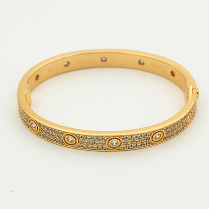 [Perla Lux]LOVE BRACELET 6.1MM DIAMOND-PAVED 10 BIG DIAMONDS