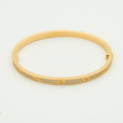 [Perla Lux]LOVE BRACELET 3.65MM DIAMOND-PAVED