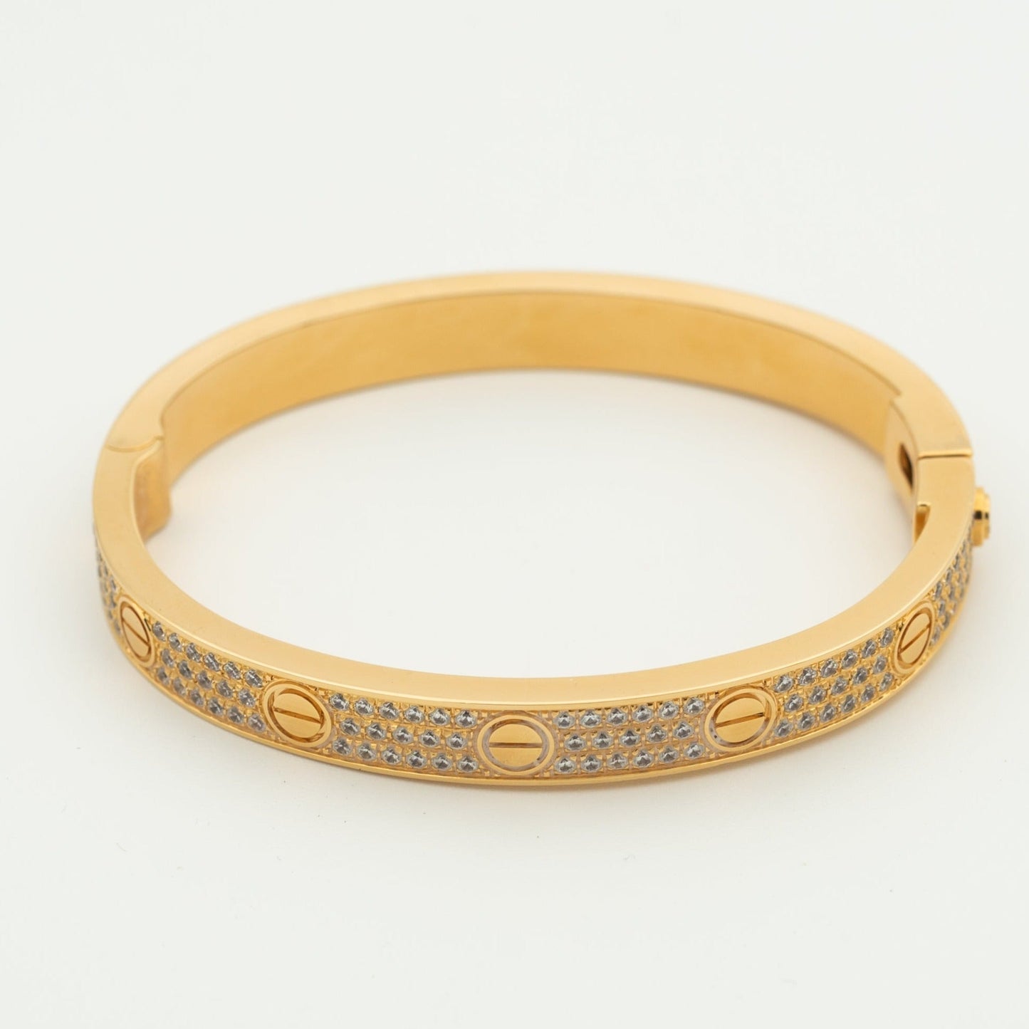 [Perla Lux]LOVE BRACELET 6.1MM DIAMOND-PAVED