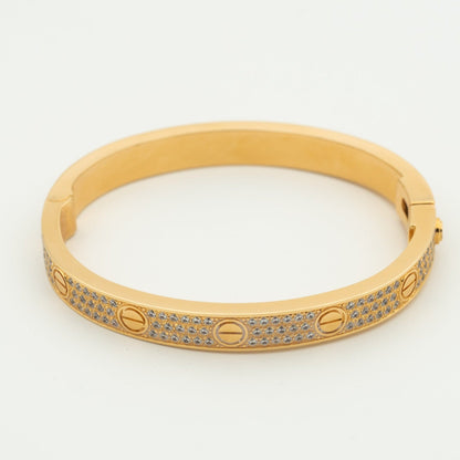 [Perla Lux]LOVE BRACELET 6.1MM DIAMOND-PAVED