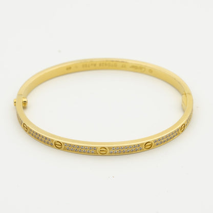 [Perla Lux]LOVE BRACELET 3.65MM DIAMOND-PAVED