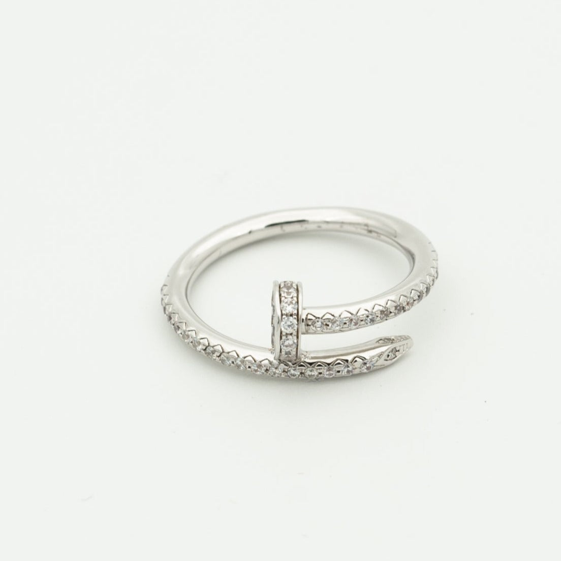 [Perla Lux]JUSTE RING 1.8MM SILVER DIAMONDS