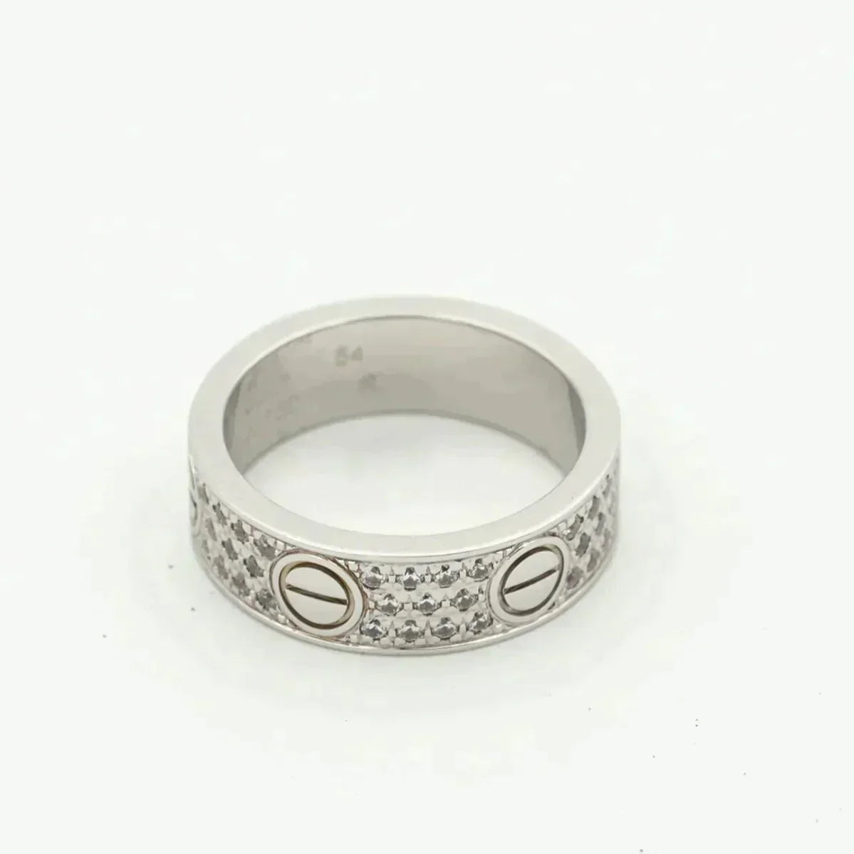 [Perla Lux]LOVE RING 5.5MM DIAMONDS PAVED