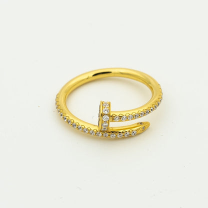 [Perla Lux]JUSTE RING 1.8MM GOLD DIAMONDS