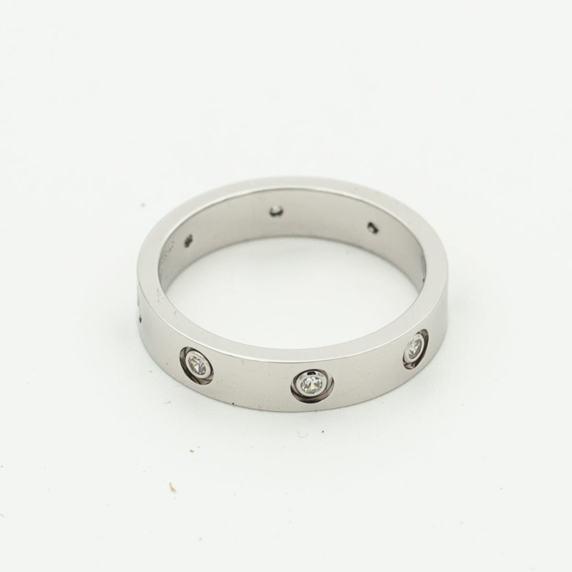 [Perla Lux]LOVE RING 3.6MM 8 DIAMONDS