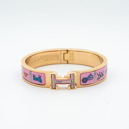 [Perla Lux]H PINK GOLD BRACELET PINK CERAMIC