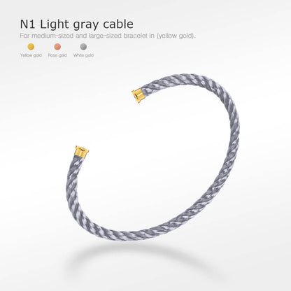 [Perla Lux]FORCE SERIES BRACELET CABLES 50 CHOICES (DIY SELECTION)