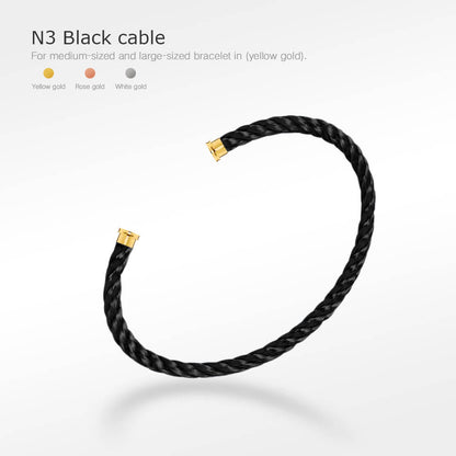 [Perla Lux]FORCE SERIES BRACELET CABLES 50 CHOICES (DIY SELECTION)