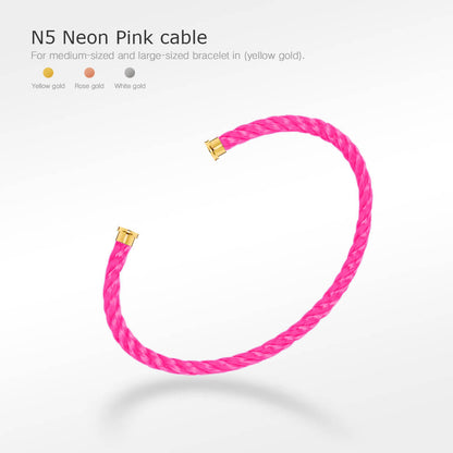 [Perla Lux]FORCE SERIES BRACELET CABLES 50 CHOICES (DIY SELECTION)