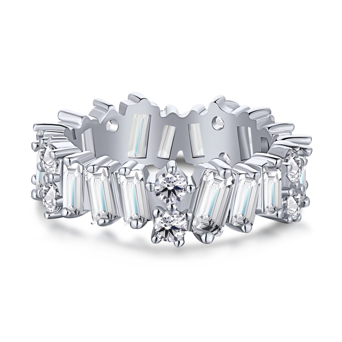 [Perla Lux]Delicate Multi Shape Tennis Ring