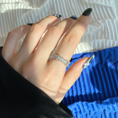 [Perla Lux]Delicate Multi Shape Tennis Ring
