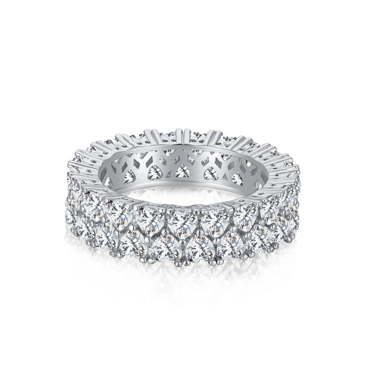 [Perla Lux]Sparkling Full Heart Ring