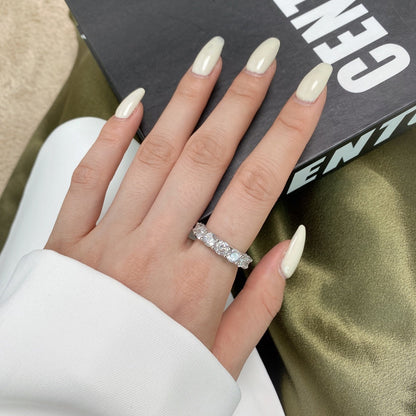 [Perla Lux]Gorgeous Round Cut Tennis Ring