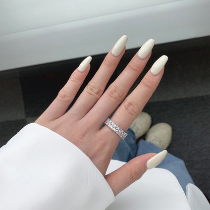 [Perla Lux]Sparkling Full Heart Ring