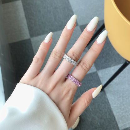 [Perla Lux]Sparkling Full Heart Ring