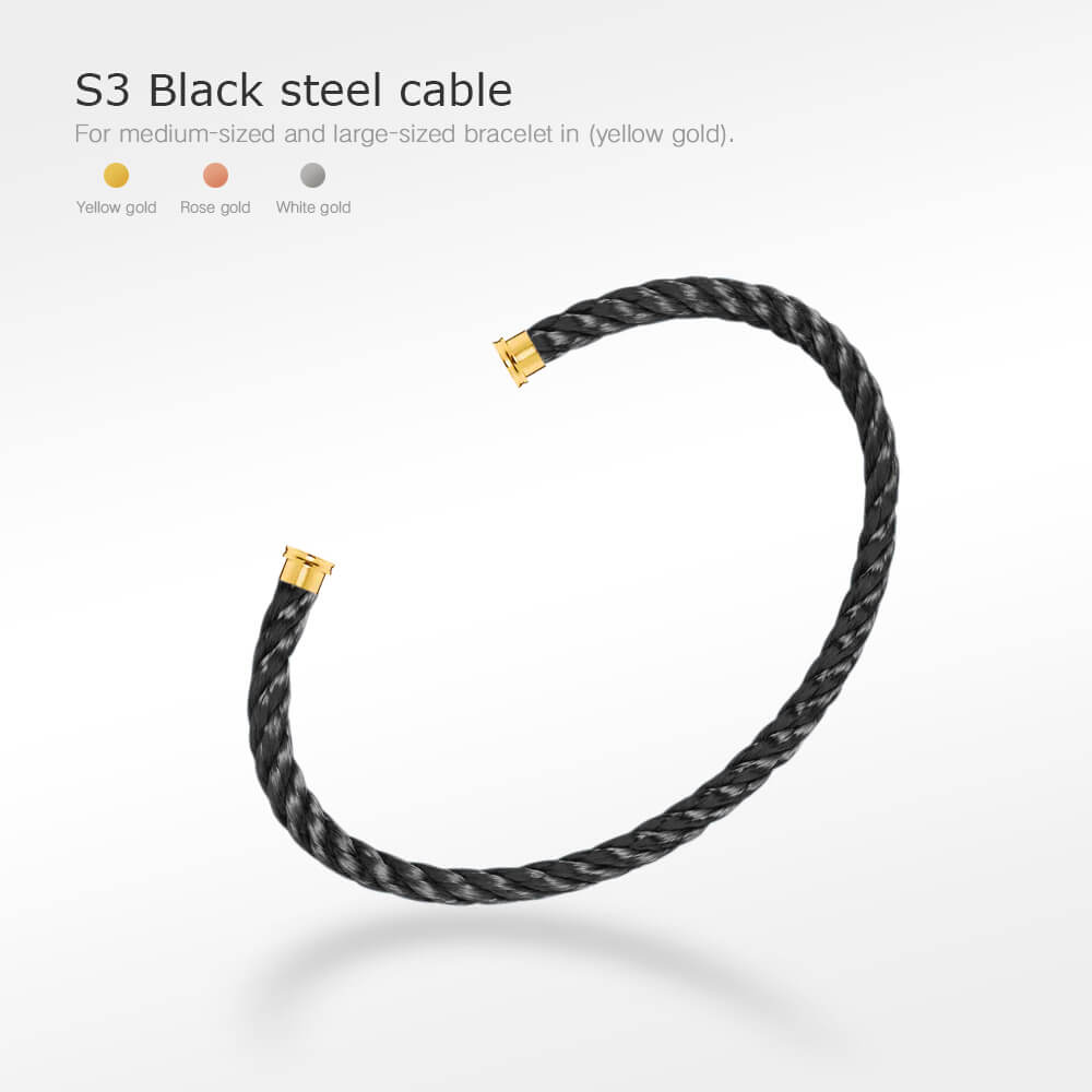 [Perla Lux]FORCE SERIES BRACELET CABLES 50 CHOICES (DIY SELECTION)