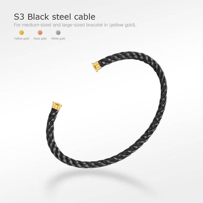[Perla Lux]FORCE SERIES BRACELET CABLES 50 CHOICES (DIY SELECTION)