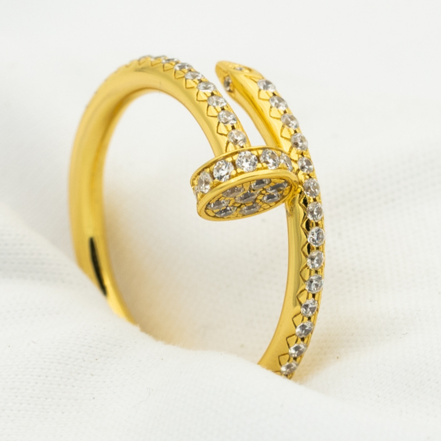 [Perla Lux]JUSTE RING 1.8MM GOLD DIAMONDS