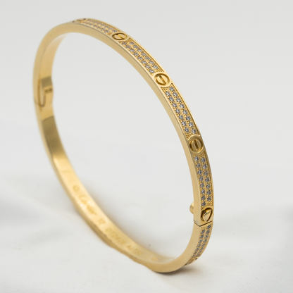[Perla Lux]LOVE BRACELET 3.65MM DIAMOND-PAVED