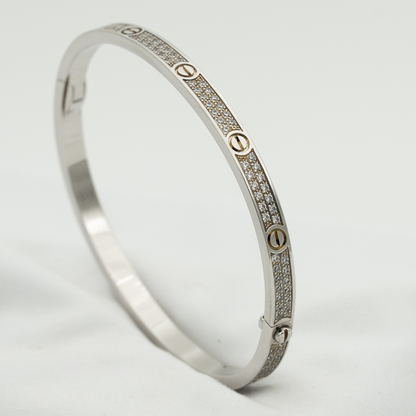 [Perla Lux]LOVE BRACELET 3.65MM DIAMOND-PAVED