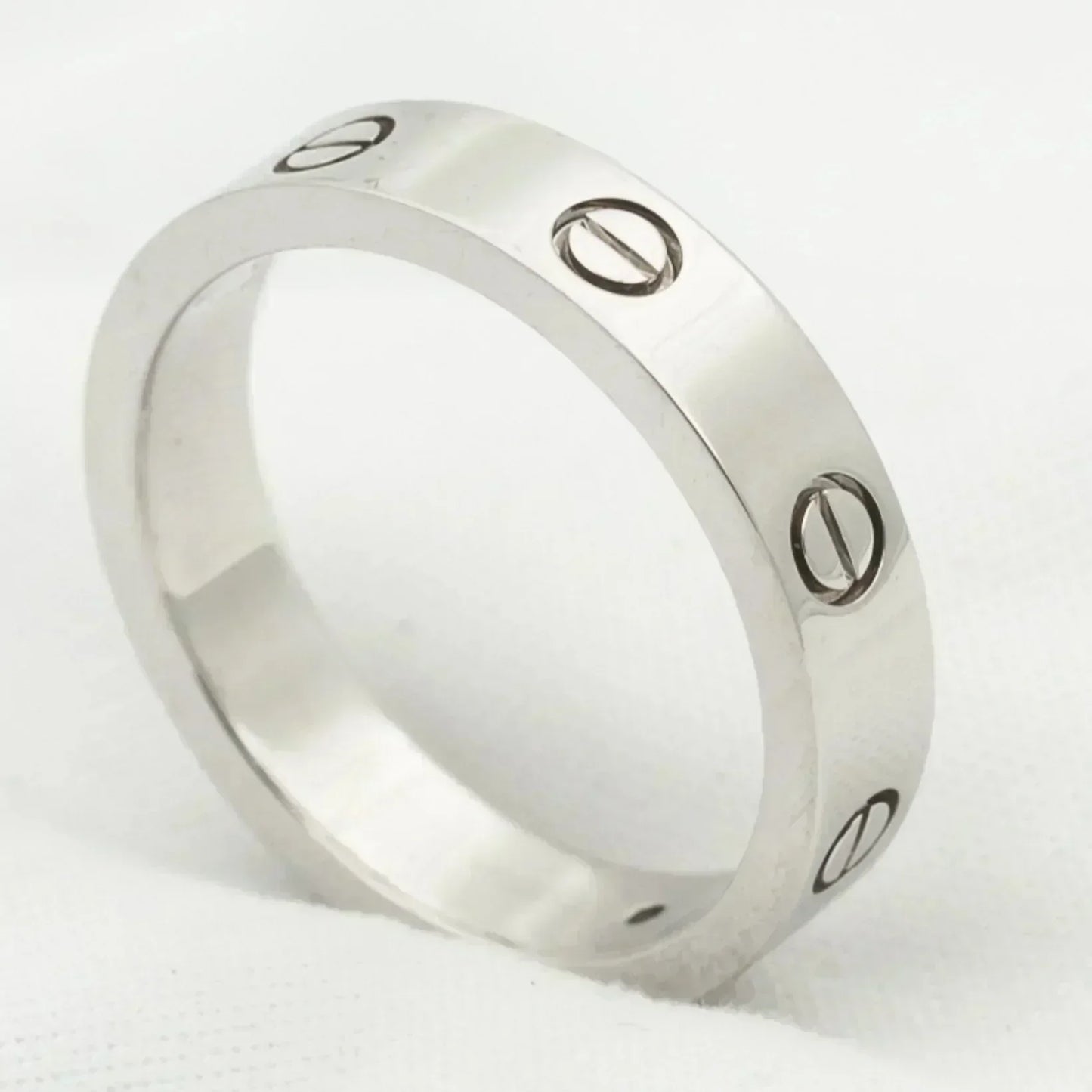 [Perla Lux]LOVE RING 4MM 1 DIAMOND SILVER
