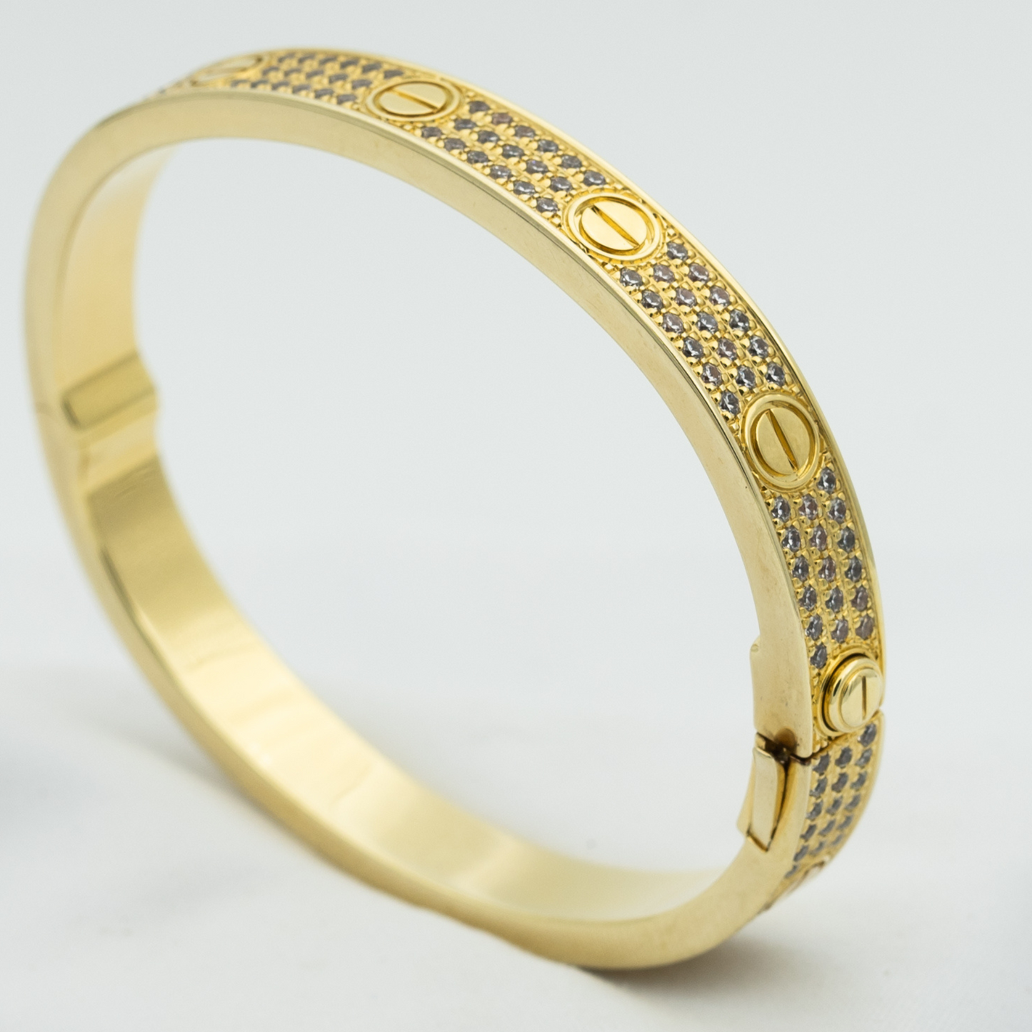 [Perla Lux]LOVE BRACELET 6.1MM DIAMOND-PAVED