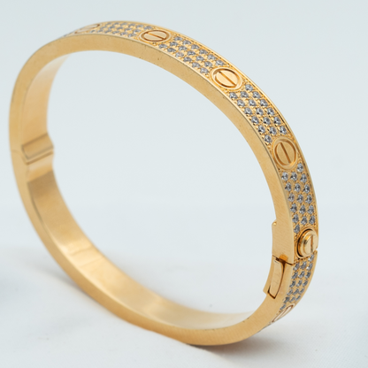 [Perla Lux]LOVE BRACELET 6.1MM DIAMOND-PAVED