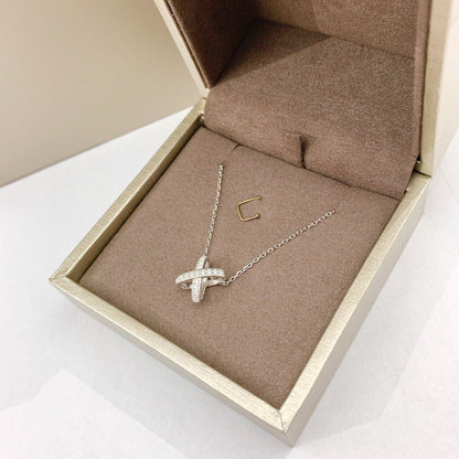 [Perla Lux]JEUX DE DIAMOND NECKLACE