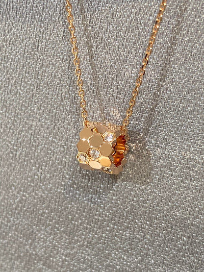 [Perla Lux]BEE LOVE DIAMOND NECKLACE