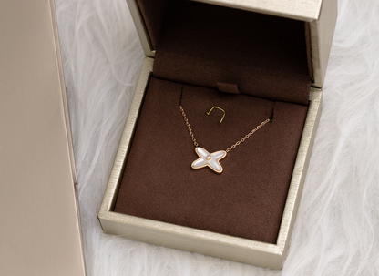 [Perla Lux]JEUX DE NECKLACE 1 DIAMOND