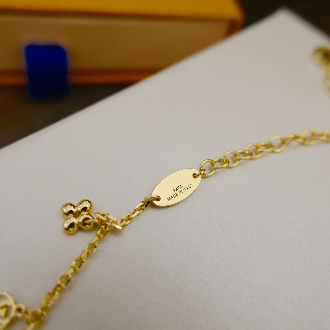 [Perla Lux]BLOOMING SUPPLE NECKLACE BRASS