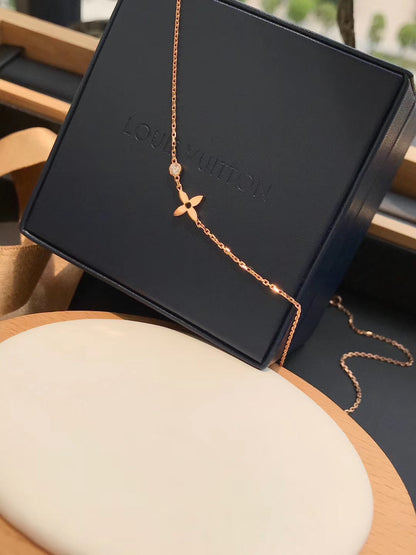 [Perla Lux]BLOSSOM PENDANT PINK GOLD AND DIAMOND