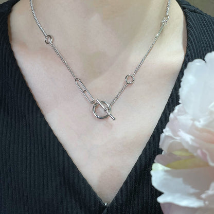 [Perla Lux]HM STERLING CHAINE D'ANCRE HEART
