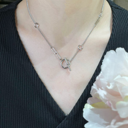 [Perla Lux]HM STERLING CHAINE D'ANCRE HEART