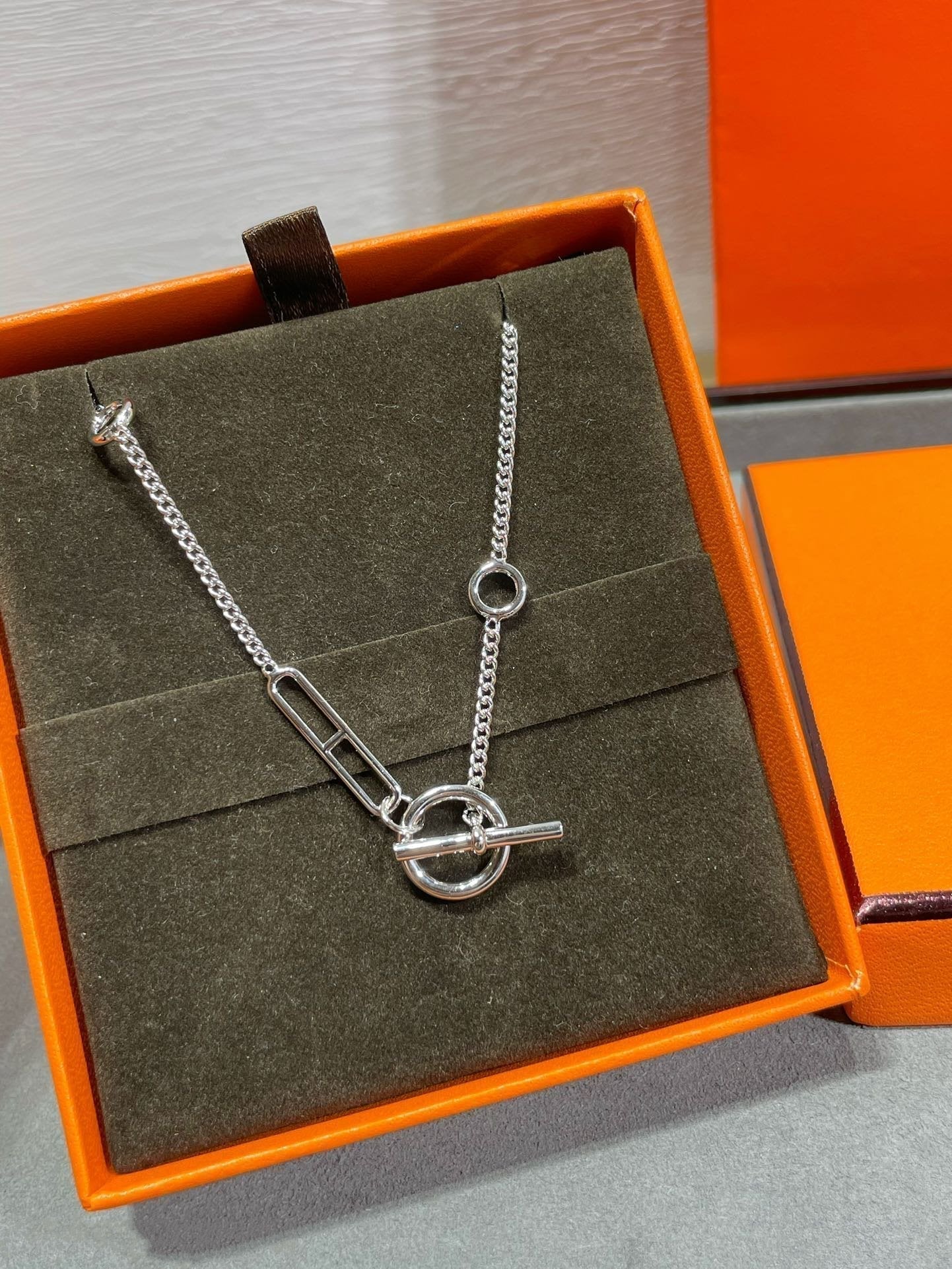 [Perla Lux]HM STERLING CHAINE D'ANCRE HEART