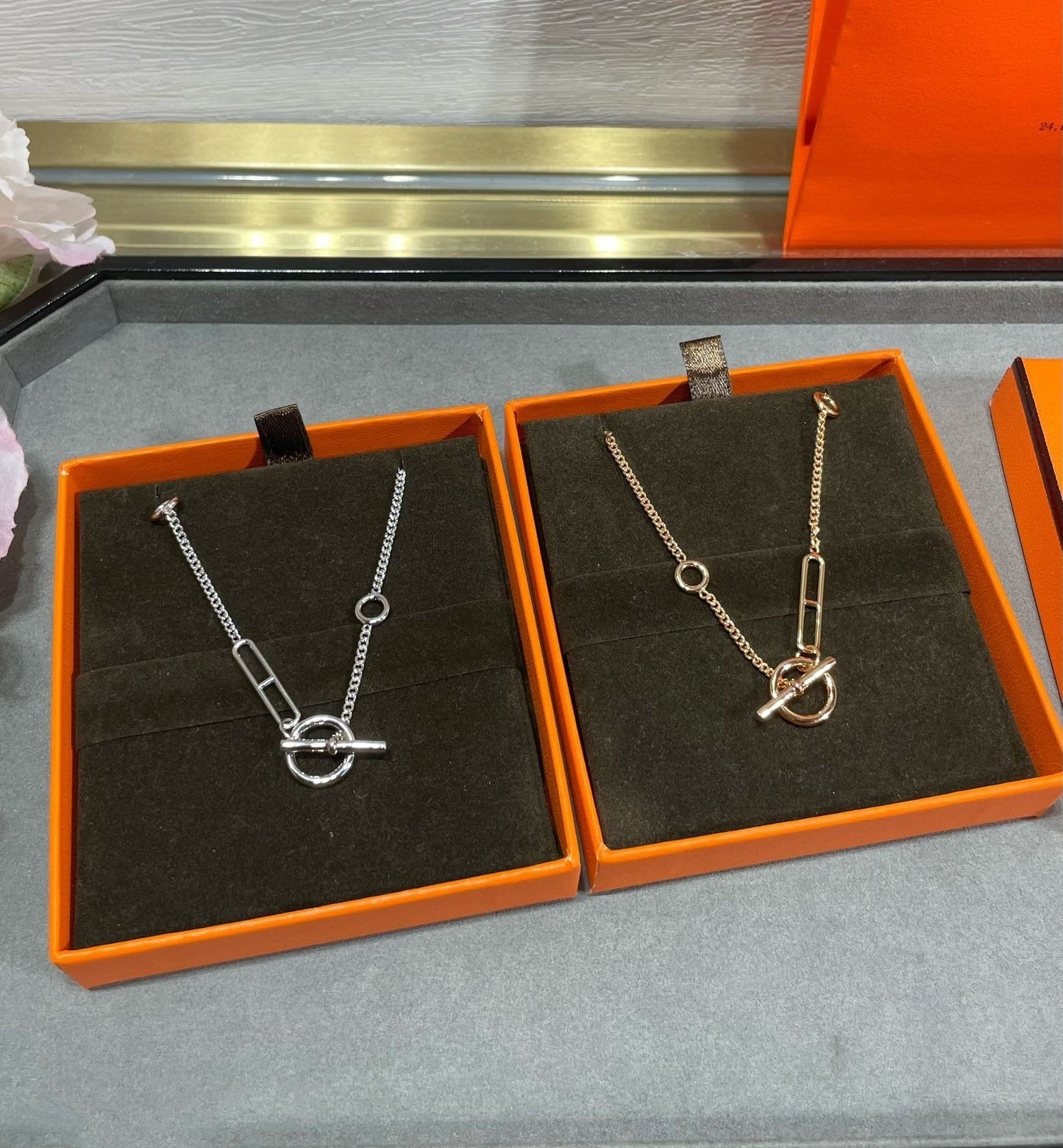[Perla Lux]HM STERLING CHAINE D'ANCRE HEART