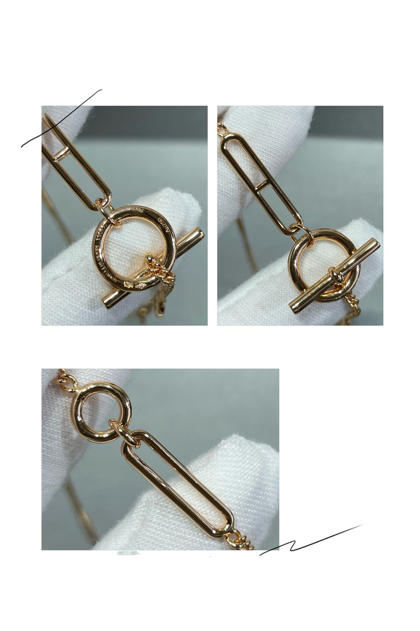 [Perla Lux]HM STERLING CHAINE D'ANCRE HEART