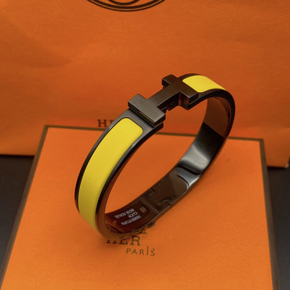 [Perla Lux]CLIC HM SO BLACK YELLOW BRACELET
