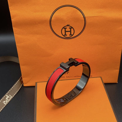 [Perla Lux]CLIC HM SO BLACK RED BRACELET