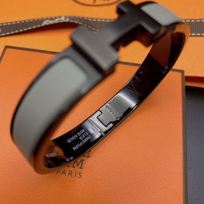 [Perla Lux]CLIC HM SO BLACK GREY BRACELET