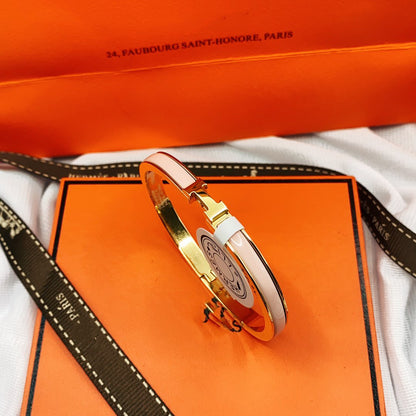 [Perla Lux]CLASSIC HM CLIC  PINK 8MM ENAMEL BRACELET