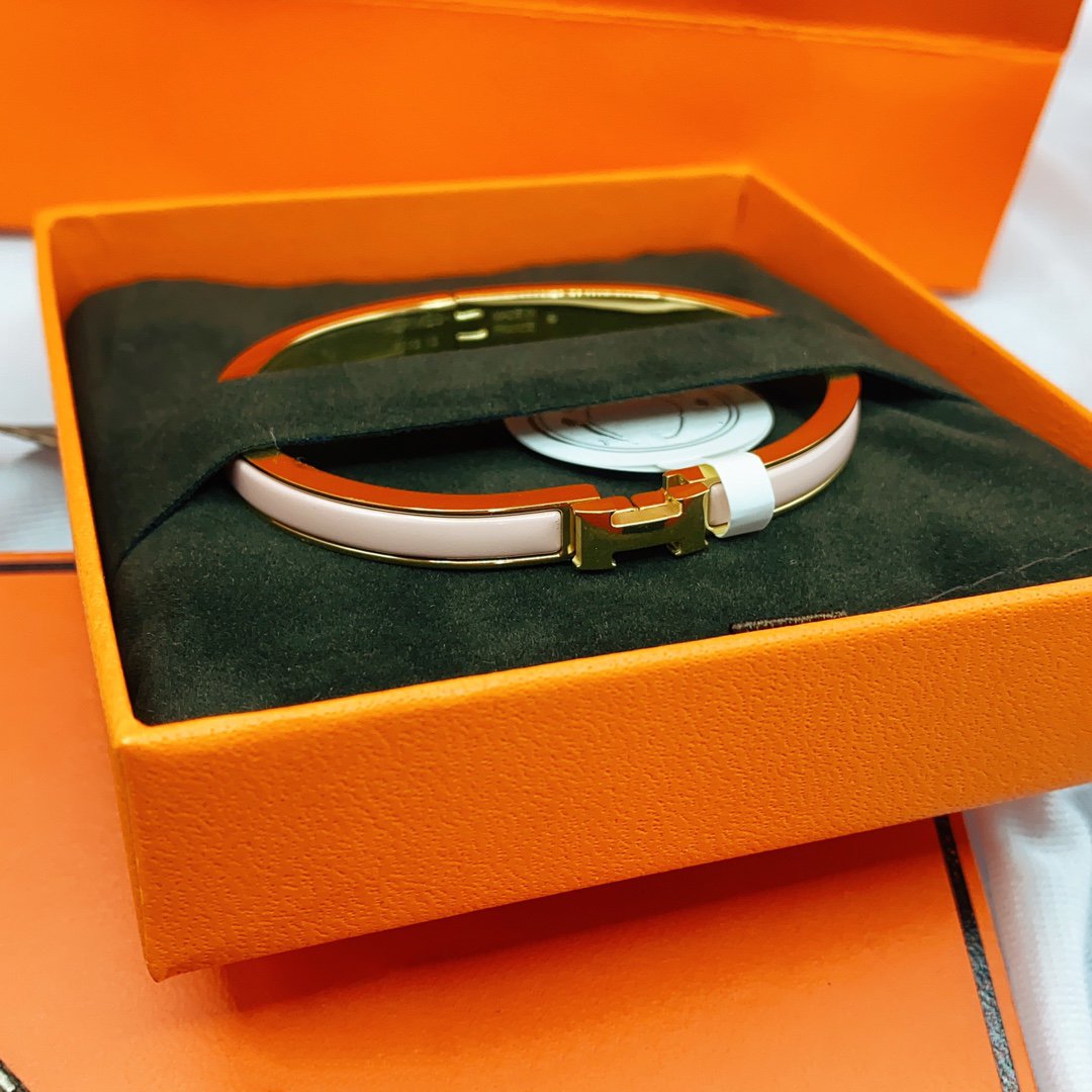 [Perla Lux]CLASSIC HM CLIC  PINK 8MM ENAMEL BRACELET