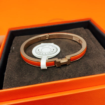 [Perla Lux]CLASSIC HM CLIC RED 8MM ENAMEL BRACELET