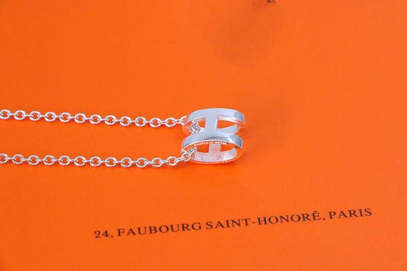 [Perla Lux]HM NECKLACE H LETTER OVAL SERIES