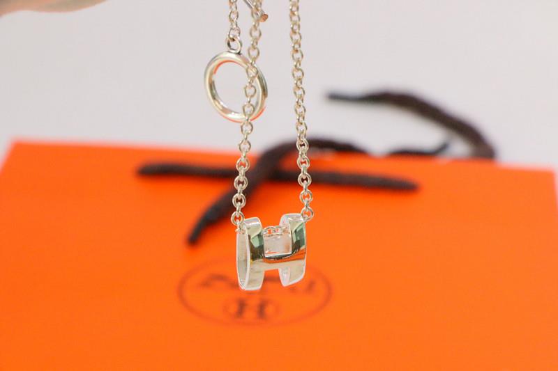 [Perla Lux]HM NECKLACE H LETTER OVAL SERIES