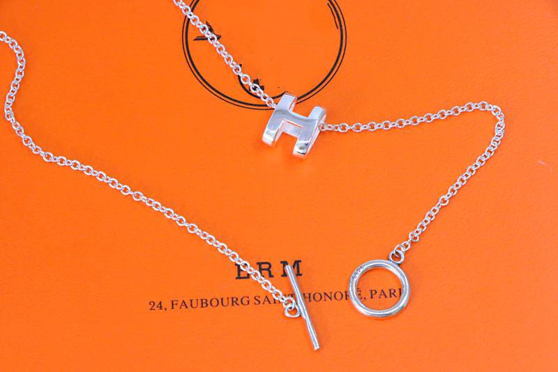 [Perla Lux]HM NECKLACE H LETTER OVAL SERIES